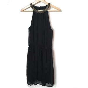 Zara Trafaluc Black Cocktail Dress Size S NWT